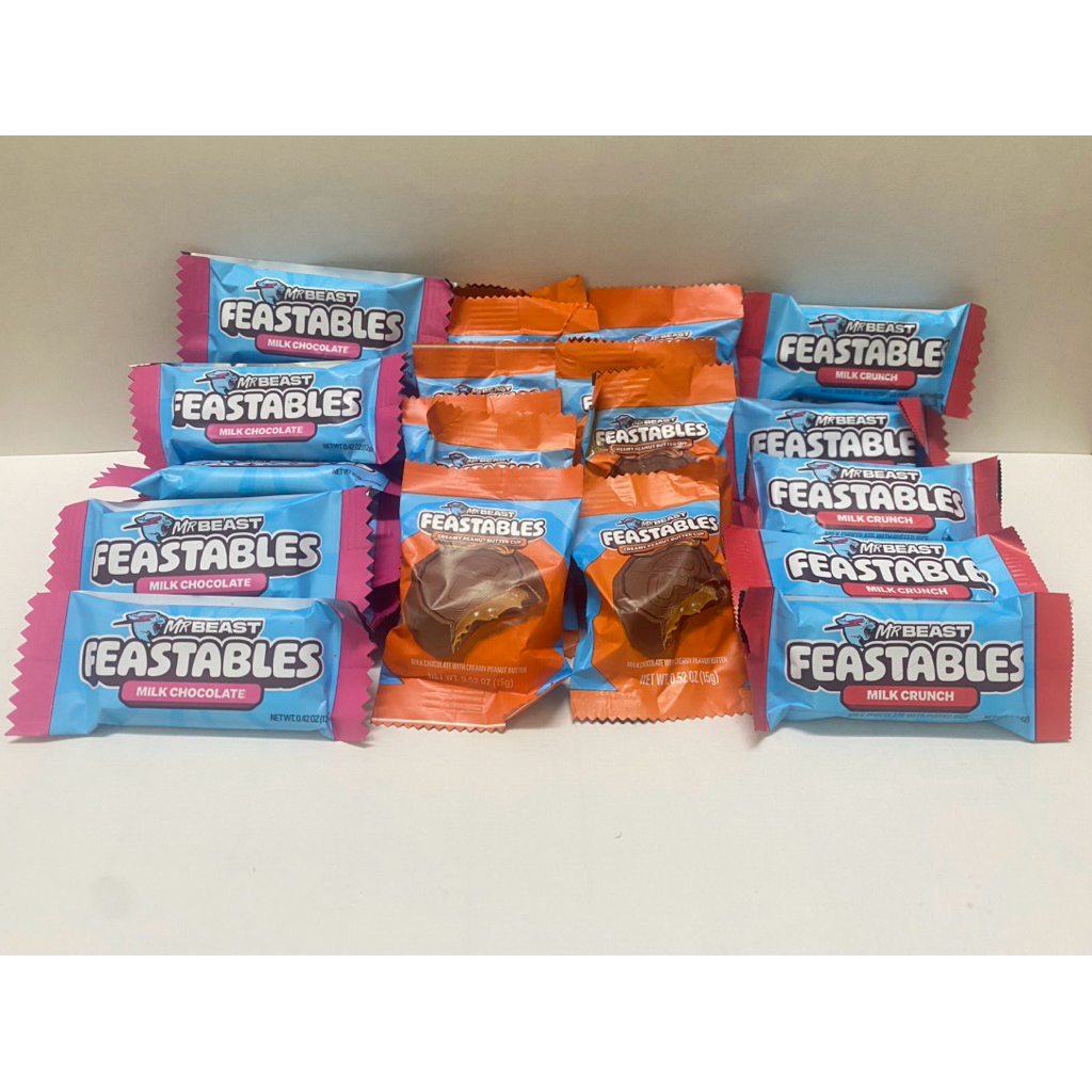 Socola MrBeast FEASTABLES 3 vị ngon tuyệt vời của Mỹ