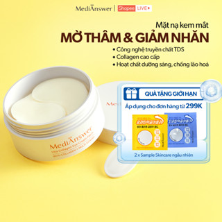   LIVE  Mặt nạ mắt retinol giảm thâm và nếp nhăn MediAnswer Vita Collagen Eye Cream Patch  60 miếng Hộp  