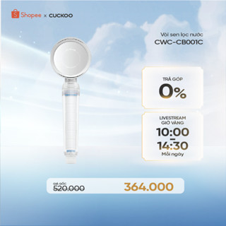  Bộ lọc nước Vòi Sen CUCKOO CWC-CB001C - Hàng chính hãng 