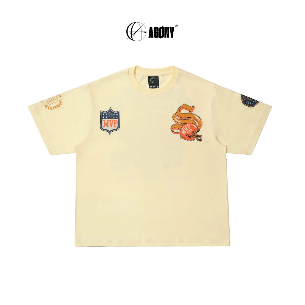 Áo Thun Los Angeles Superbowl MVP Màu Kem - Agony Story