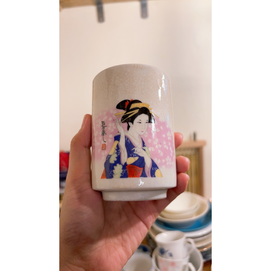 Cốc Geisha Nhật Bản