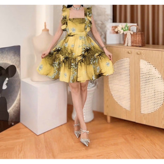 Đầm cánh tiên dáng ngắn