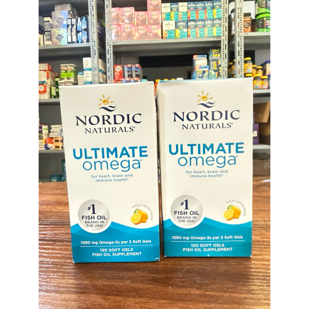 Omega Nordic Naturals  Dầu cá cao cấp hàm lượng cao Nordic 120v và 60v