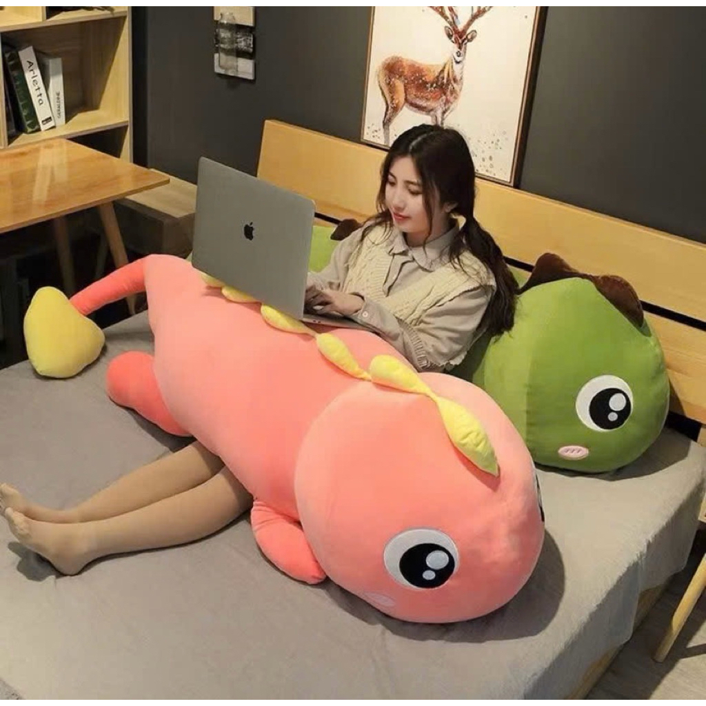 gối ôm khủng long đuôi tim 70cm