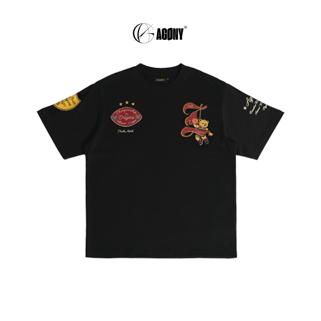 Áo Thun LEGEND Basketball Bear Đen - Agony Story