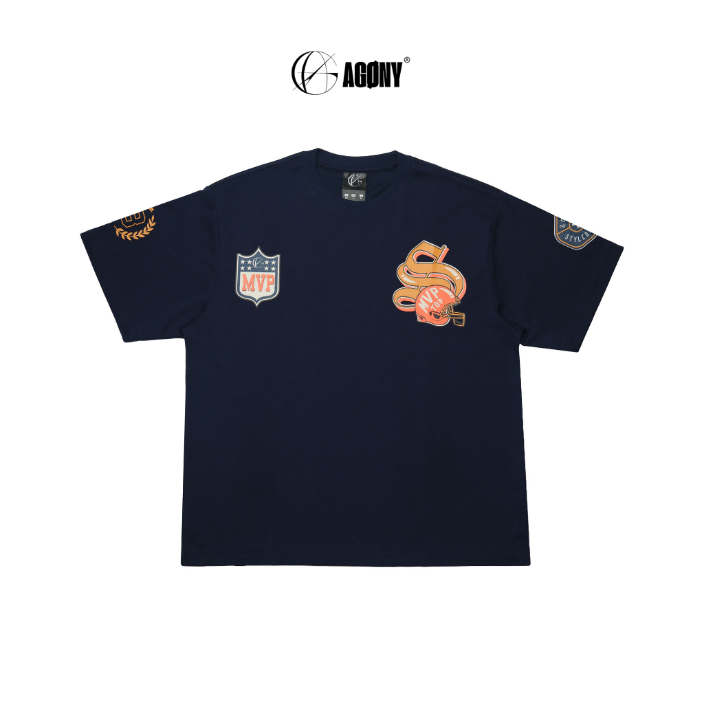 Áo Thun Los Angeles Superbowl MVP TOP Xanh Navy – AGONY STORY