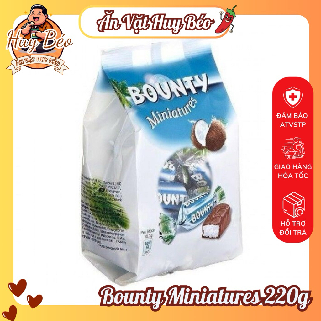 Socola Dừa Bounty Miniatures Mars Đức 220g / 227g