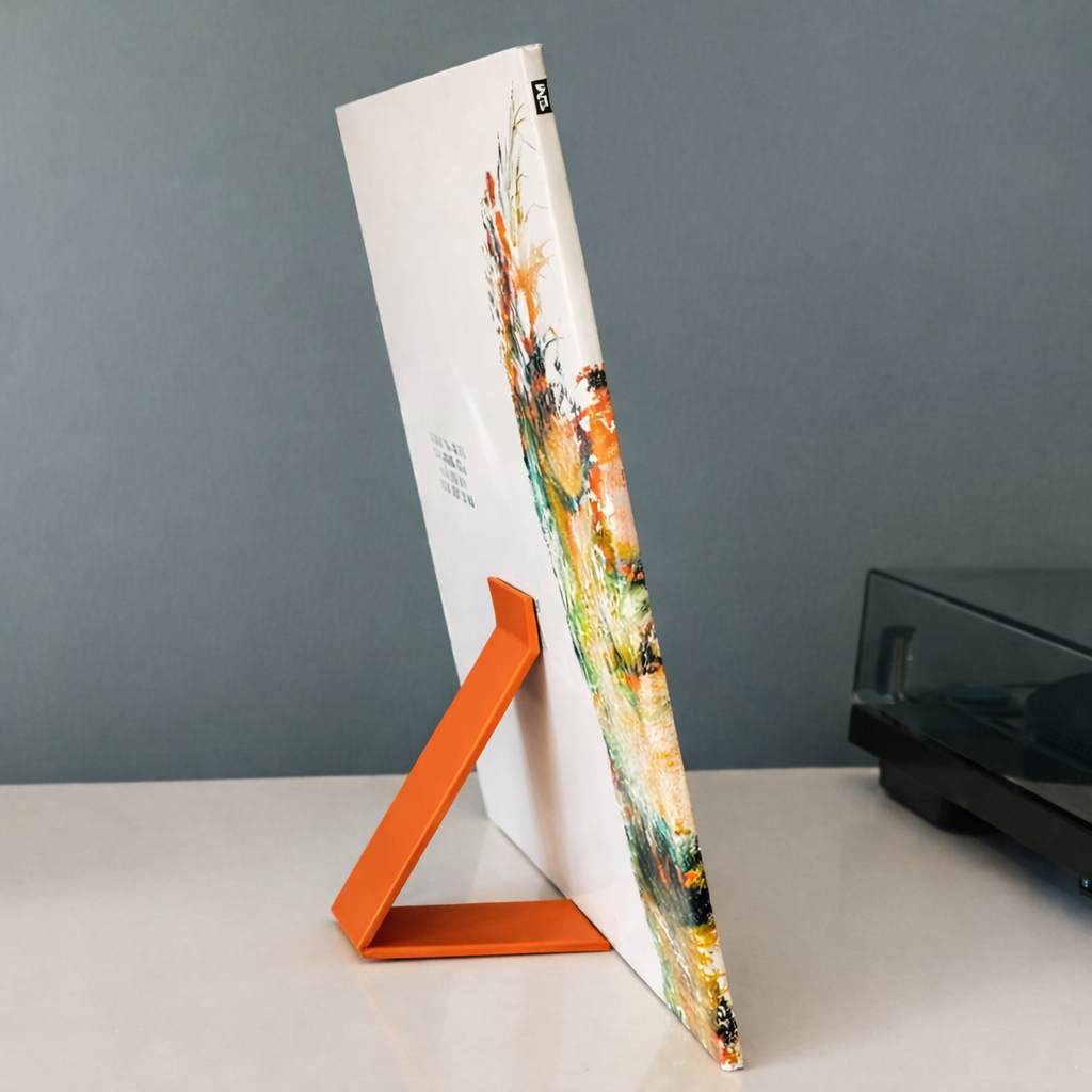 GIÁ ĐỠ ĐĨA THAN VINYL ĐỂ BÀN | KỆ TRƯNG BÀY ALBUM & ẢNH  – DECOR TỐI GIẢN