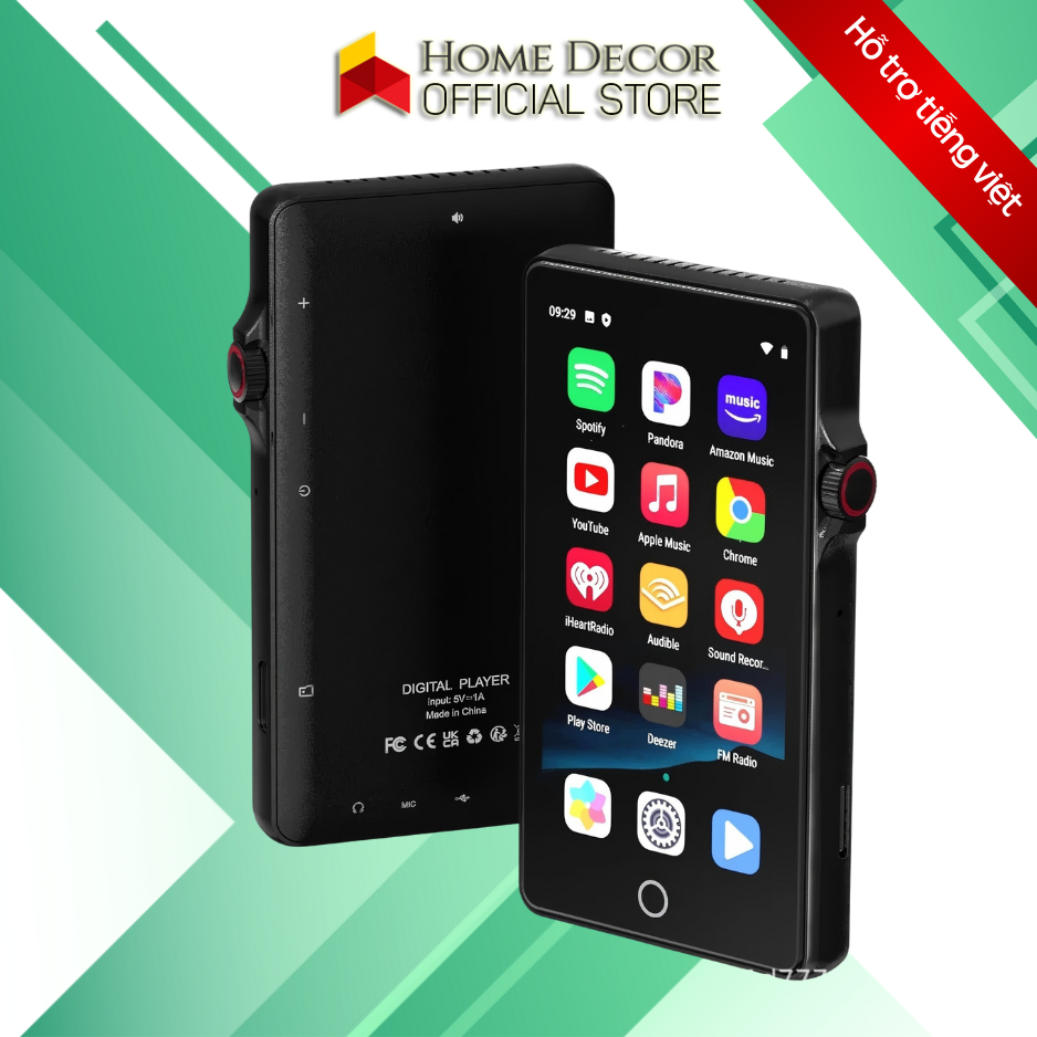 Máy Nghe Nhạc Android MP3/MP4 Màn Hình Cảm Ứng IPS 4.0 Inch, WIFI,Lướt Web, Xem Phim, Bluetooth M30 