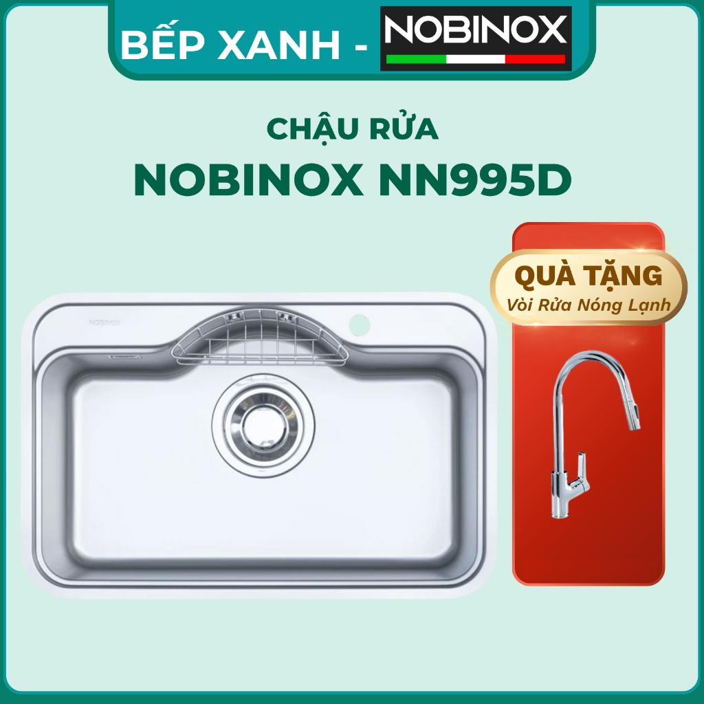 Chậu rửa bát NoBiNox NN995D
