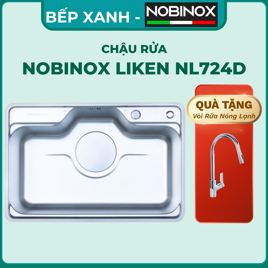 CHẬU RỬA BÁT NOBINOX LIKEN NL724D