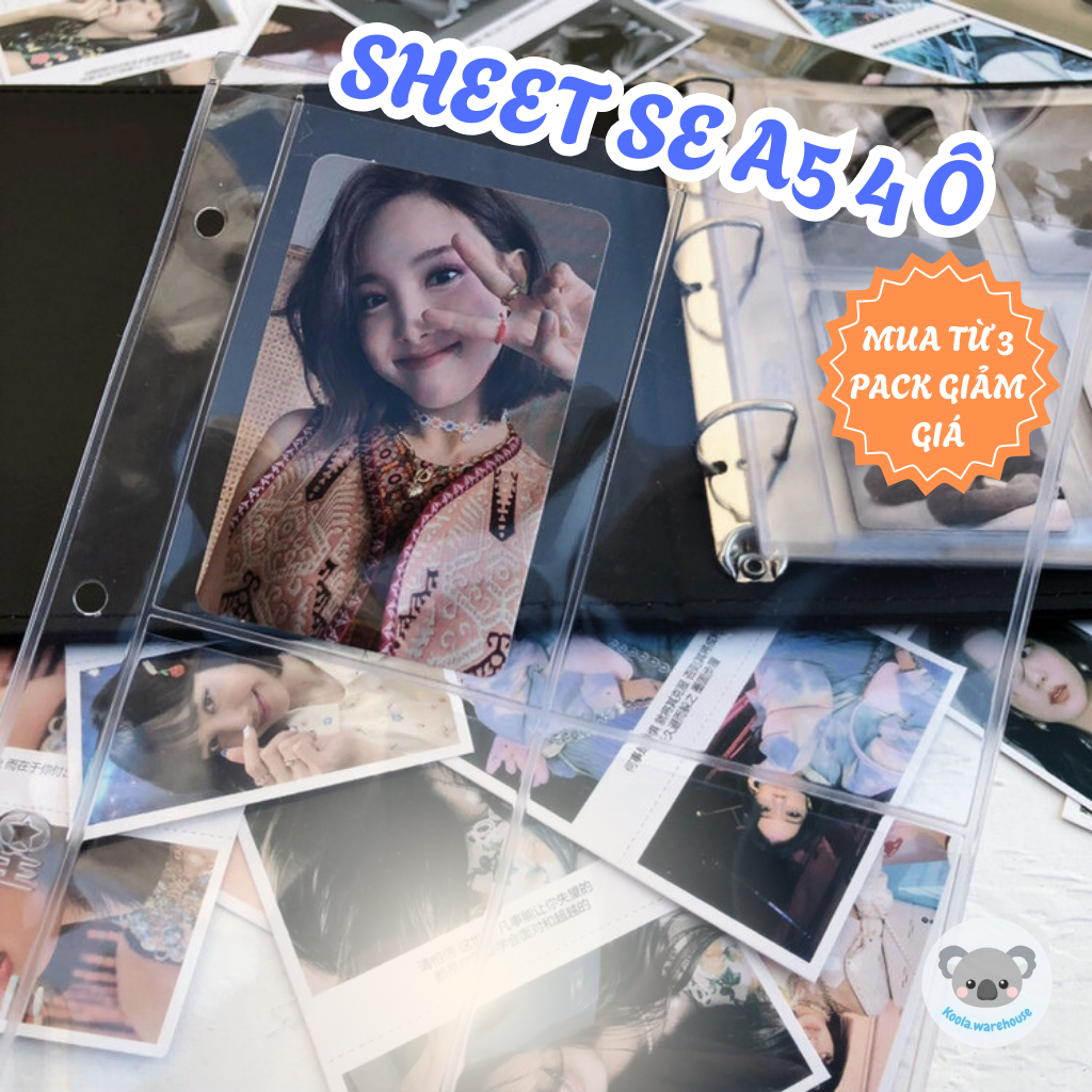Sheet Binder A5 SE Chất Liệu Sheet Siêu Dày, Cứng Cáp 70 x 97mm