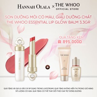  Hannah Olala Daily x Whoo x Son dưỡng môi có màu giàu dưỡng chất The Whoo Essential Lip Glow Balm 3.3gr 