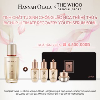   Hannah Olala Daily x Whoo  Tinh chất tự sinh chống lão hóa thế hệ thứ 4 WHOO Bichup Ultimate Recovery Youth Serum 50ml 