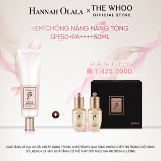   Hannah Olala Daily x Whoo  Kem chống nắng nâng tông Whoo Seol Radiant White Tone up SPF50+ PA+++ 50ml 