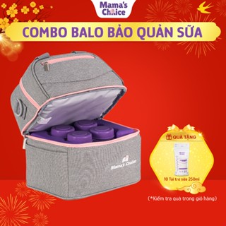  Combo Balo Bảo Quản Sữa Mẹ Mama’s Choice Trọn Bộ Giữ Nhiệt Bình Sữa Đa Năng Đựng Đồ Cho Mẹ Bé Giữ Lạnh Lên Tới 14 Giờ 