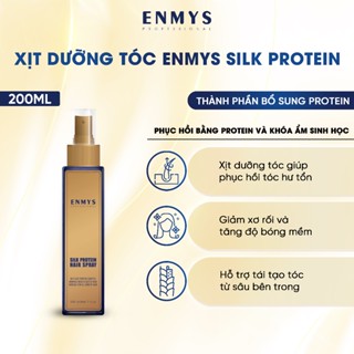   SIÊU SALE  Xịt Dưỡng Tóc Hỗ Trợ Dưỡng Ẩm Giúp Tóc Suôn Mượt Bóng Khỏe Giảm Khô Xơ Tóc ENMYS Silk Protein 200m 