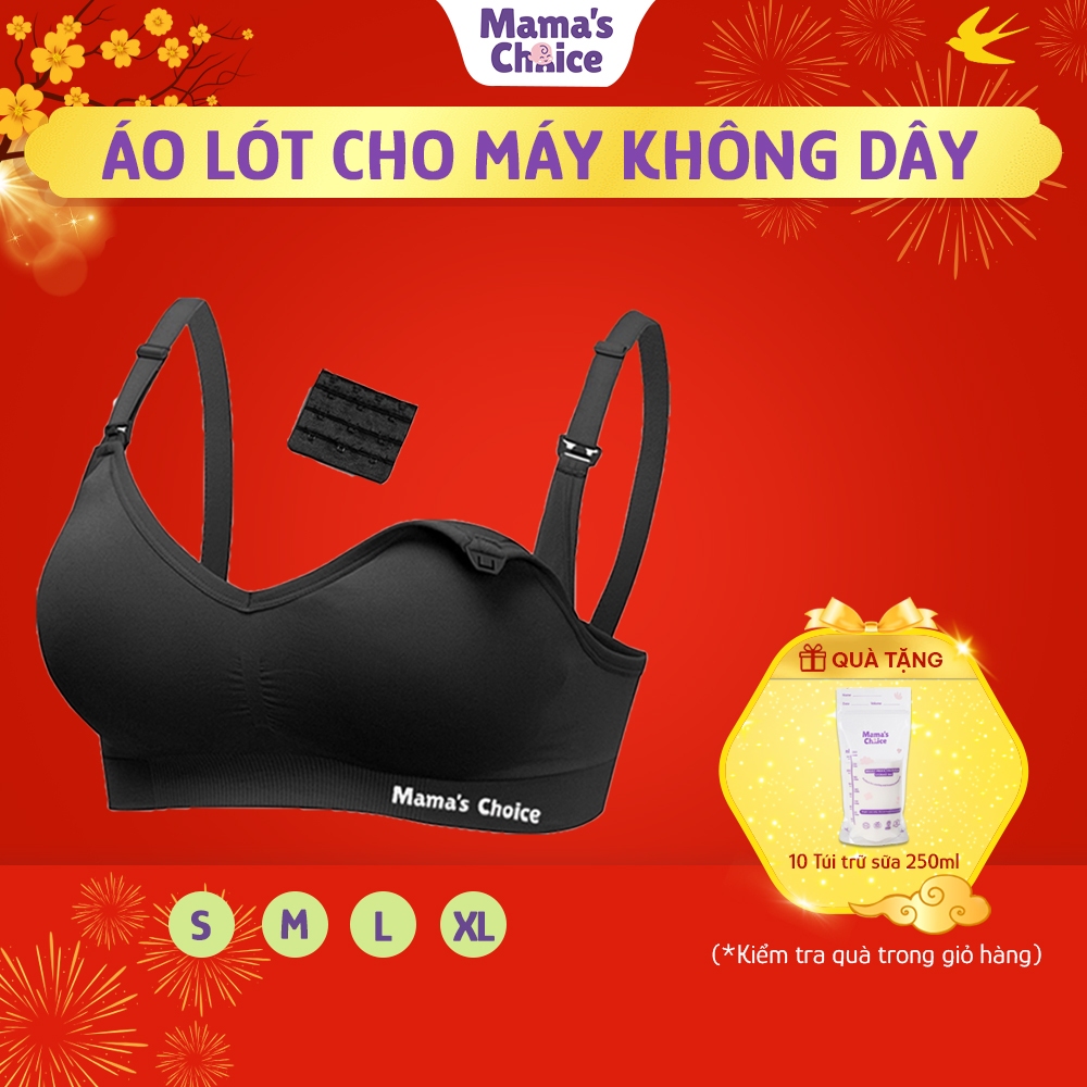 Áo Ngực 3in1 Mama's Choice, Cho Bà Bầu, Cho Con Bú, Dùng Máy Hút Sữa Không Dây, Chống Chảy Sệ, Giúp Nâng Ngực