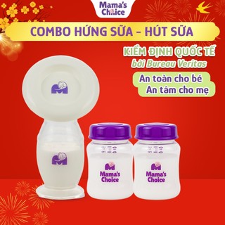  Cốc Hứng Sữa Bình Trữ Sữa Mama's Choice Combo Hứng Sữa Trữ Sữa Tiện Lợi Cho Mẹ Kiểm Định An Toàn Cho Bé 
