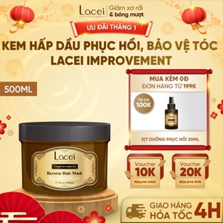   SIÊU SALE  Kem Hấp Dầu Dưỡng Tóc Phục Hồi Hư Tổn Tóc Bóng Khỏe Lacei Improvement 500ml 