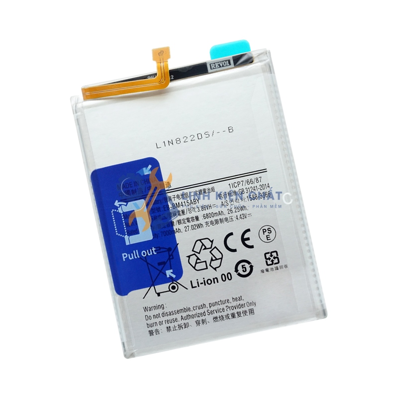 Pin thay thế cho Galaxy M51 M515 SM-M515F 7000mAh 27.02Wh Zin