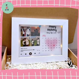   TẶNG HỘP + RƠM  Khung Ảnh Thiết Kế Theo Yêu Cầu Để Bàn Quà Tặng Sinh Nhật Quà Tặng Bạn Trai Bạn Gái Ngày Kỉ Niệm 