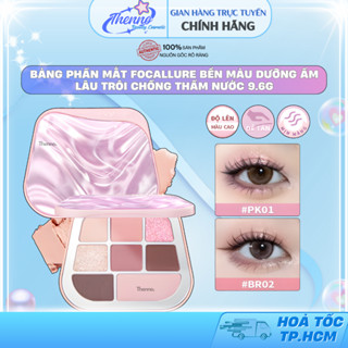 Bảng Phấn Mắt Focallure Bền Màu Dưỡng Ẩm Lâu Trôi Chống Thấm Nước 9.6g