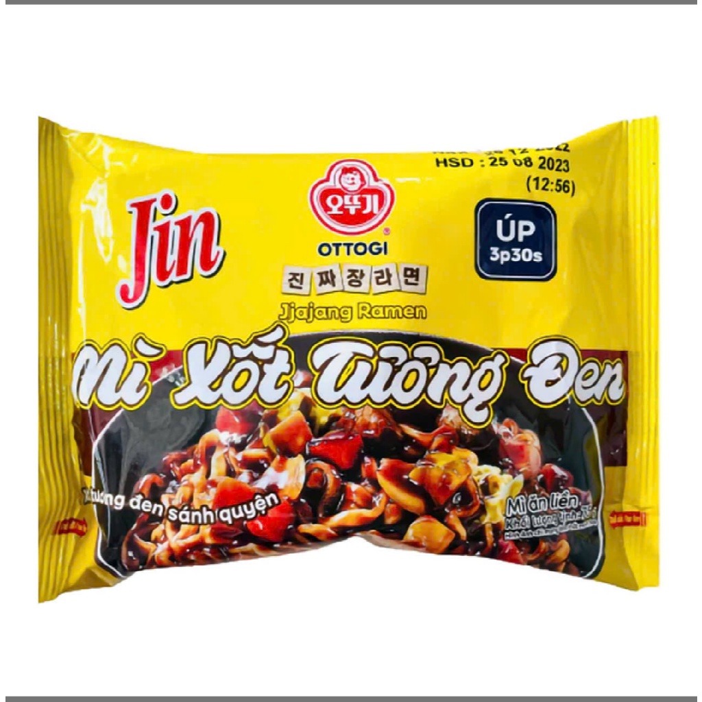 COMBO 5-10 gói Mì xốt tương đen Jin Jjajang Ramen 75gram