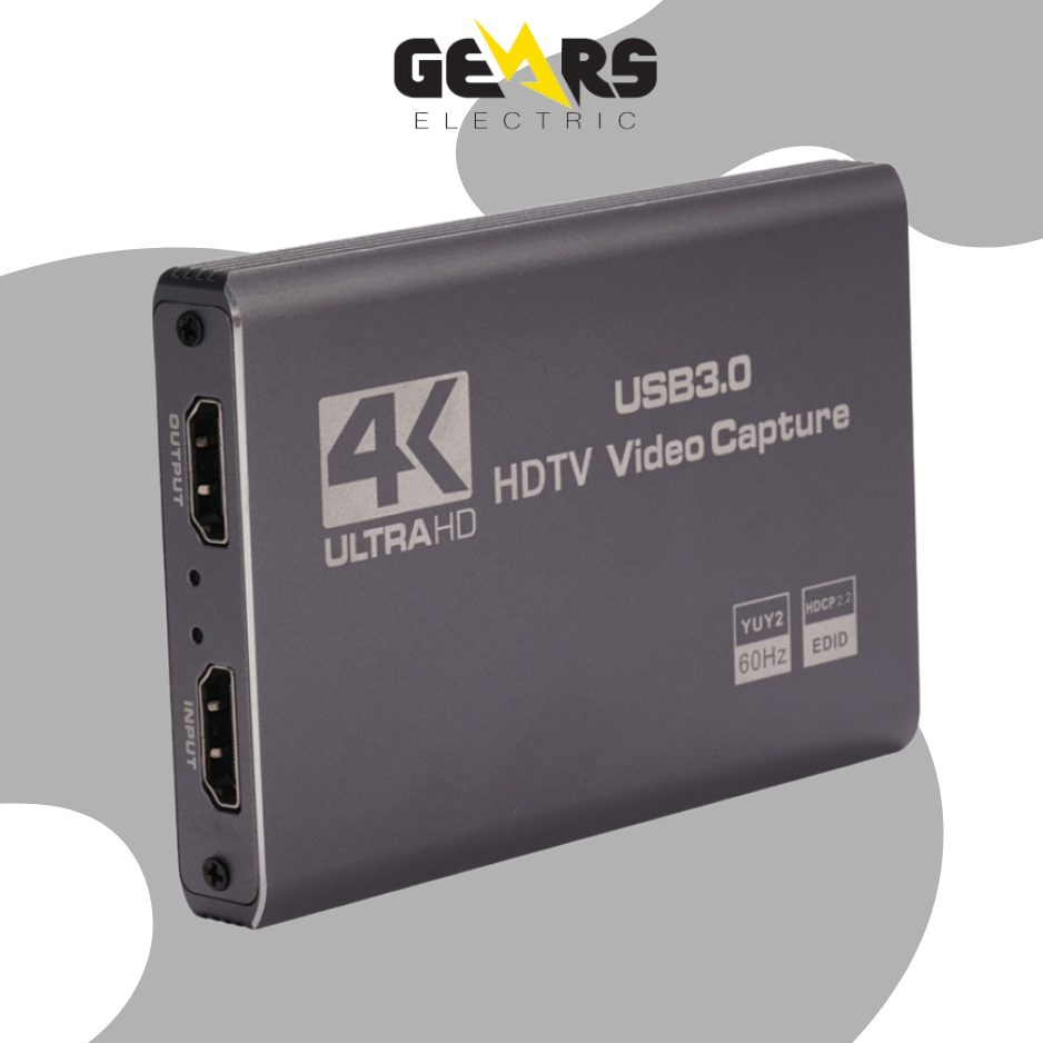 Video Capture card Input 4K Output 4K 30HZ USB 3.0 dùng chuyển đổi video để livestream, Giảng dạy, t