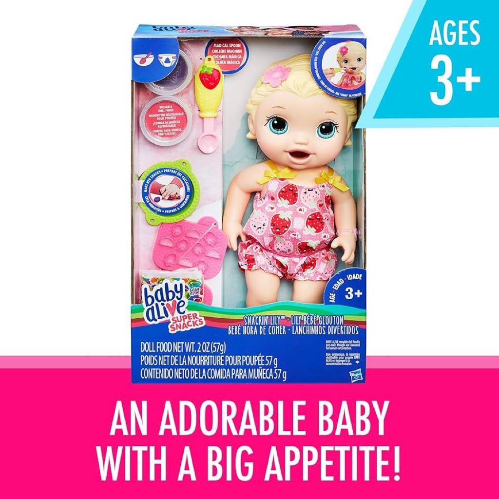 Đồ chơi búp bê Baby Alive ăn dặm