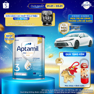   CƠ HỘI TRÚNG XE CAMRY  Sữa bột Aptamil Profutura Kid Cesarbiotik New Zealand số 3 - Synbiotic độc quyền cho bé 2-6 tuổi 