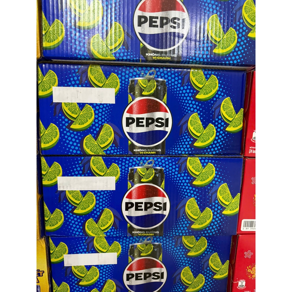 (HỎA TỐC) THÙNG PEPSI CHANH THÙNG 24 LON 320ML -THCT