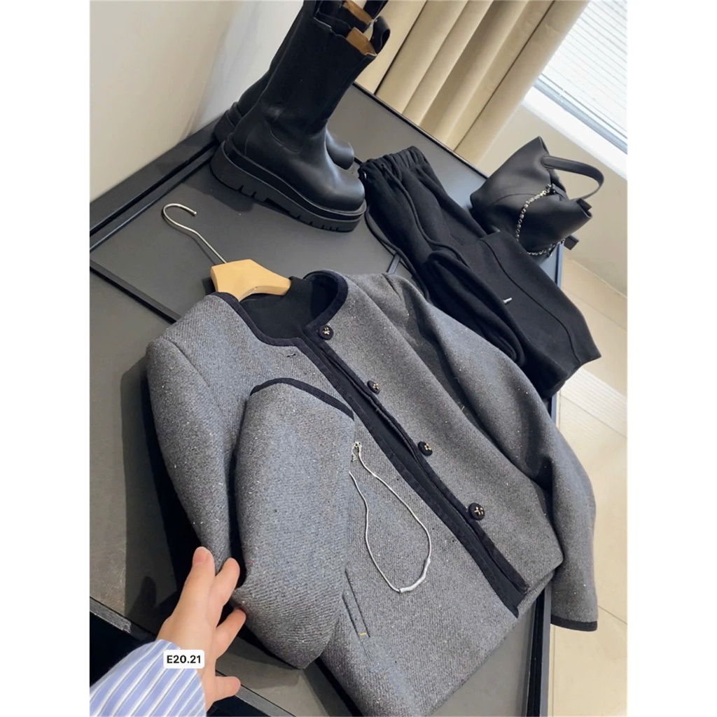 Áo khoác dạ len #Inblue M0601 E20.21