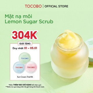  Mặt nạ môi tẩy da chết dịu nhẹ Tocobo Lemon Sugar Scrub Lip Mask 20ml 