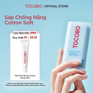  Sáp chống nắng cấp ẩm dịu da Tocobo Cotton Soft Sun Stick SPF50+ PA++++ 19g 