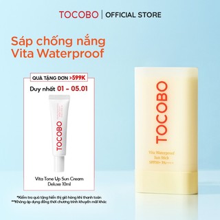  Sáp chống nắng chống nước và dưỡng ẩm Tocobo Vita Waterproof Sun Stick SPF50+ PA++++ 18g 