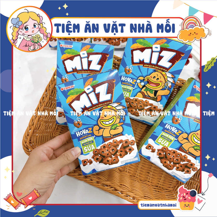 Combo Bánh Quy Socola Miz Orion [Hộp 54g], Bánh Quy Ăn Sáng Orion Toonies