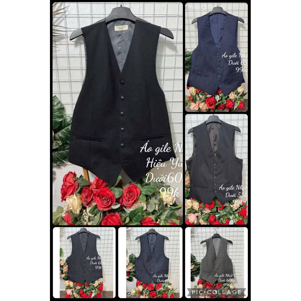 (2hand Nhật) Áo gile Nhật kiểu