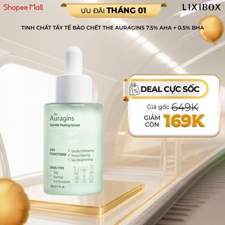  Tinh Chất Tẩy Tế Bào Chết The Auragins 7.5% AHA + 0.5% BHA Gentle Peeling 