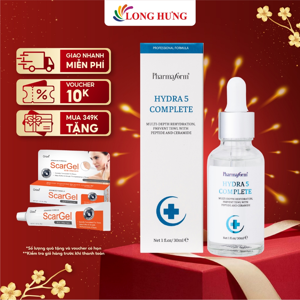 Tinh chất dưỡng ẩm Pharmaform Hydra 5 Complete (30ml)