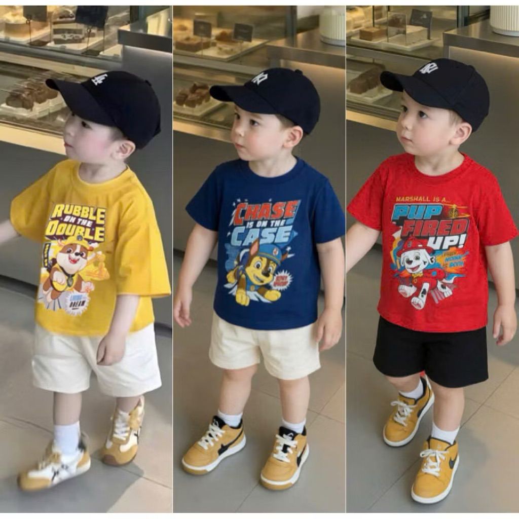 Combo (3 bộ) Bộ Cộc Tay Chó Cứu Hộ