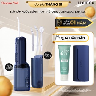   SPLIVE  Máy Tăm Nước 2 Bình Thay Thế Halio Ultraclean Express Hydro Floss - Kèm Túi Da 