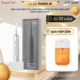   MỚI  Bàn Chải Điện Tích Hợp Công Nghệ Chuyển Động Kép Halio Wave Sonic Electric Toothbrush 