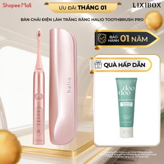  Bàn Chải Điện Làm Trắng Răng Halio Sonic Whitening Electric Toothbrush PRO Kèm Hộp Đựng 