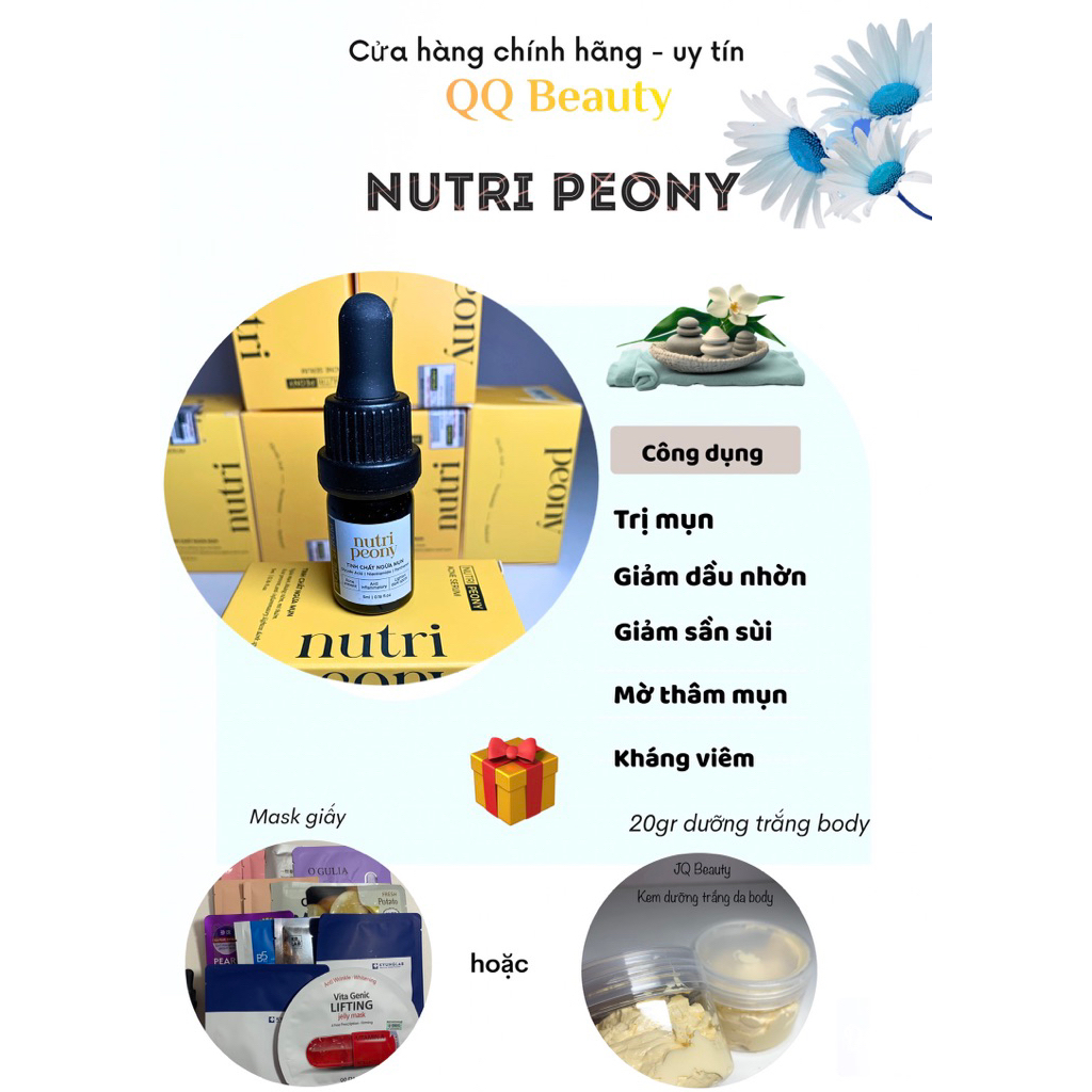 NUTRI PEONY Serum giảm mụn