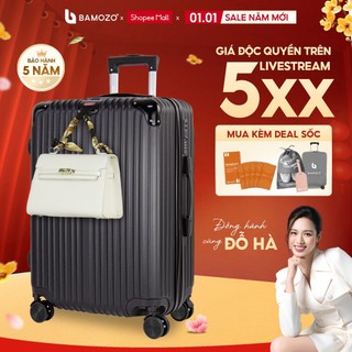  Vali Kéo Du Lịch B Bamozo Size 28inch Nhựa ABS+PC Cao Cấp Chịu Lực 120KG Bảo Hành 5 Năm _8809 