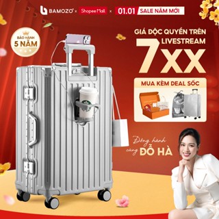  Vali Khung Nhôm B Bamozo Size 20 24 28 Cao Cấp Bảo Hành 5 Năm - Lỗi 1 Đổi 1 Trong 30 Ngày_9066 