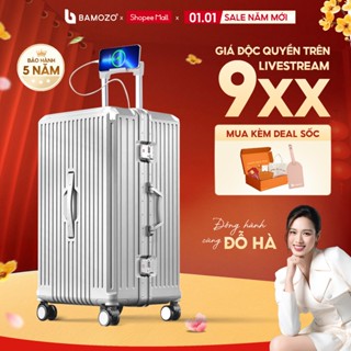  Vali Du Lịch Khung Nhôm B Bamozo Size 22 24 28 Cao Cấp Bảo Hành 10 Năm - Lỗi 1 Đổi 1 Trong 30 Ngày_Ultrapack 