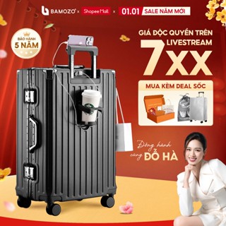  Vali Khung Nhôm B Bamozo Size 28 cao cấp siêu bền Bảo Hành 5 Năm - Lỗi 1 Đổi 1 Trong 30 Ngày_9066 