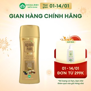  Dầu gội dược liệu Nguyên Xuân Bồng bềnh 208g- Ngát hương hoa phù hợp cho da đầu dầu 